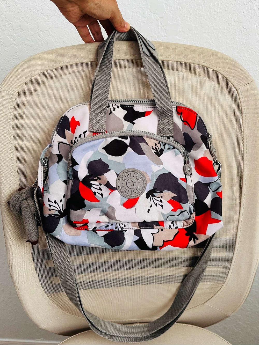 Kipling Defea Crossbody Bag featuring a vibrant